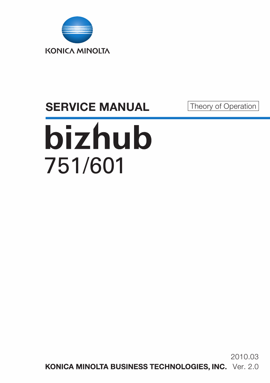 Konica-Minolta bizhub 601 751 THEORY-OPERATION Service Manual-1